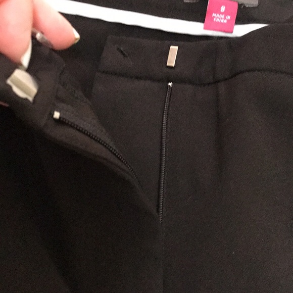VINCE CAMUTO Black Work Pants Business Casual Trousers. . Size 8 - Picture 4 of 9
